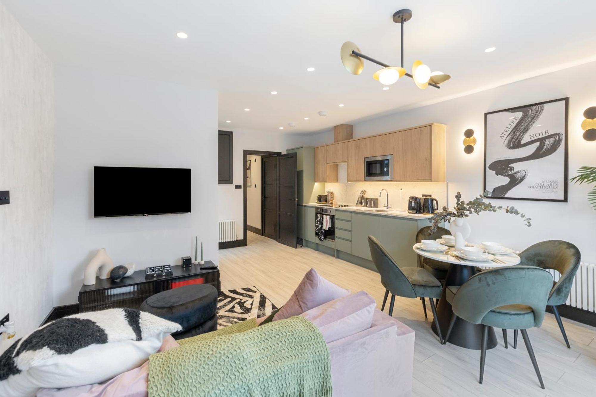 Ferienwohnung Unwind In Style 2Br With Cozy Backyard For Groups London Exterior foto